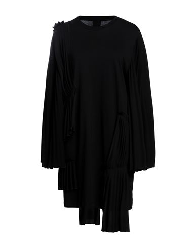 Mm6 Maison Margiela Woman Mini Dress Black Size L Cotton, Polyester