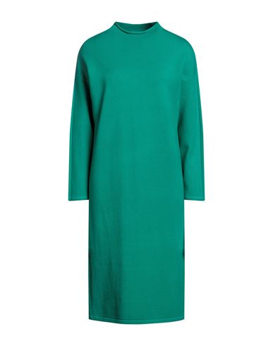 O'dan Li Woman Midi Dress Green Size Onesize Viscose, Polyamide, Elastane