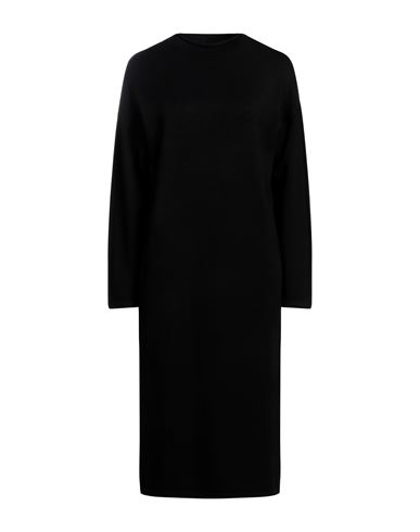 Shop O'dan Li Woman Midi Dress Black Size Onesize Viscose, Polyamide, Elastane