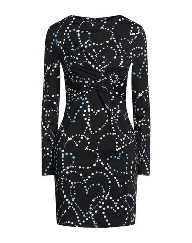 Love Moschino Woman Mini Dress Black Size 8 Polyamide, Elastane