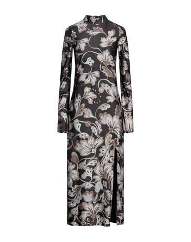 Maliparmi Malìparmi Woman Maxi Dress Steel Grey Size 8 Polyester, Elastic Fibres