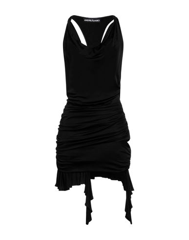 Andreädamo Andreādamo Woman Mini Dress Black Size Xs Viscose