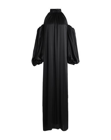 Crida Milano Woman Long Dress Black Size 3 Silk