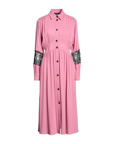 Boutique Moschino Woman Midi Dress Magenta Size 6 Lyocell, Viscose, Wool, Polyamide