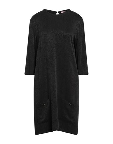 Kristina Ti Woman Short Dress Black Size 10 Cupro, Viscose