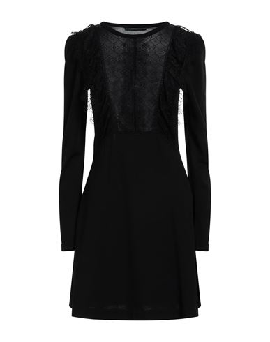 Alberta Ferretti Woman Mini Dress Black Size 4 Viscose, Polyamide