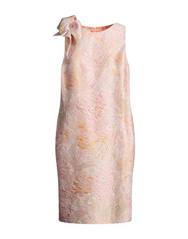 Sartoria Milanese Woman Midi Dress Light Pink Size 12 Acetate, Polyamide, Silk