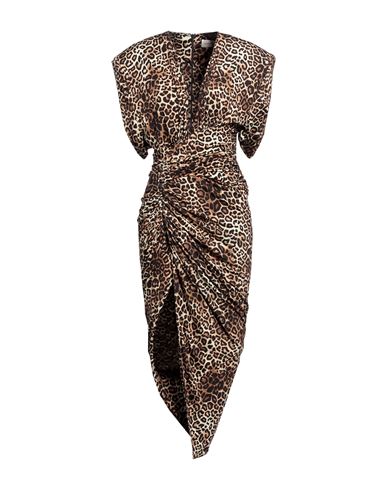 Alexandre Vauthier Woman Midi Dress Sand Size 8 Viscose, Elastane In Beige