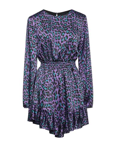 Gaelle Paris Gaëlle Paris Woman Mini Dress Purple Size 4 Polyester In Purple