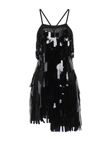 Shop Attico The  Woman Mini Dress Black Size 8 Polyester