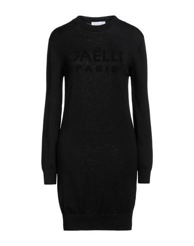 Gaelle Paris Gaëlle Paris Woman Mini Dress Black Size 1 Wool, Acrylic