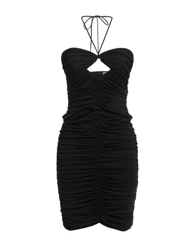 Magda Butrym Woman Mini Dress Black Size 6 Viscose, Polyester, Elastane