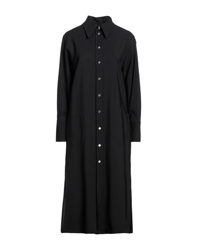 Barena Venezia Barena Woman Midi Dress Black Size 4 Virgin Wool, Elastane
