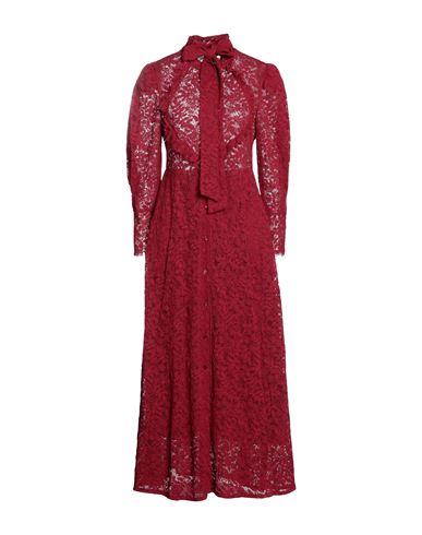 Soallure Woman Long Dress Burgundy Size 6 Polyamide In Red