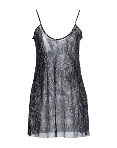 Nineminutes Woman Mini Dress Black Size 6 Polyamide, Polyester