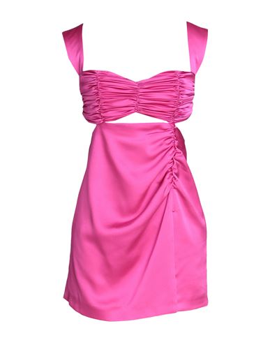 Nineminutes Woman Mini Dress Fuchsia Size 10 Polyester, Elastane In Pink