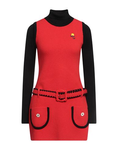 Shop Cormio Woman Mini Dress Red Size M Wool