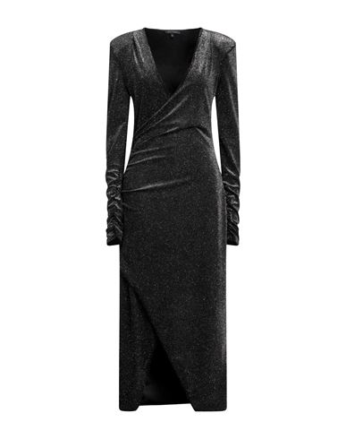Patrizia Pepe Sera Woman Maxi Dress Black Size 3 Polyester, Elastane In Black