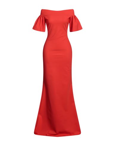 Chiara Boni La Petite Robe Woman Maxi Dress Tomato Red Size 8 Polyamide, Elastane