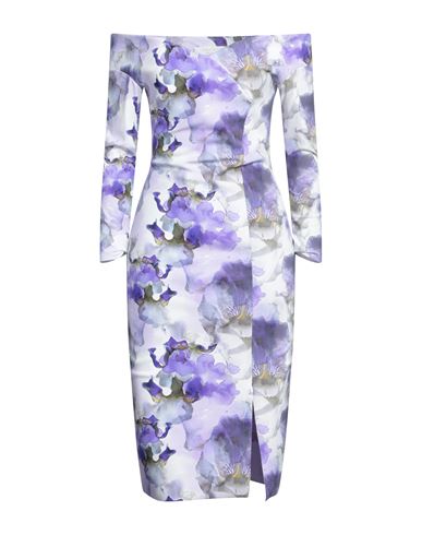 Chiara Boni La Petite Robe Woman Midi Dress Lilac Size 8 Polyamide, Elastane In Purple