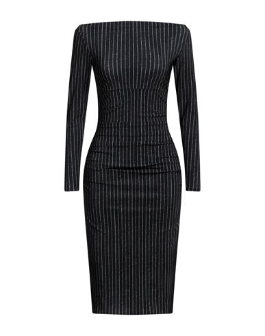 Chiara Boni La Petite Robe Woman Midi Dress Steel Grey Size 4 Polyamide, Elastane