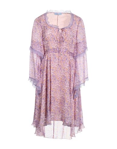 Blumarine Woman Mini Dress Light Purple Size 8 Silk, Polyamide