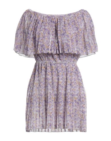 Blumarine Woman Mini Dress Light Purple Size 4 Polyester, Metallic Polyester, Polyamide