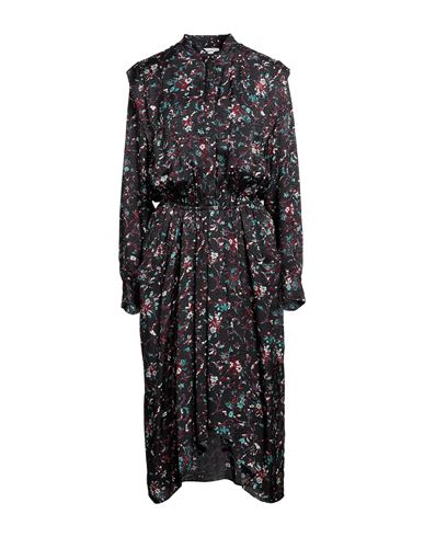 Isabel Marant Étoile Marant Étoile Woman Midi Dress Black Size 8 Viscose, Rayon In Grey