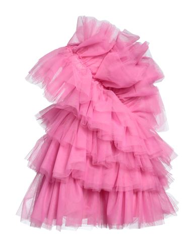 Aniye By Woman Short Dress Fuchsia Size 10 Polyamide In Pink