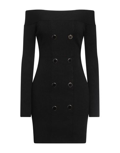 Elisabetta Franchi Woman Mini Dress Black Size 8 Viscose, Polyester, Polyamide