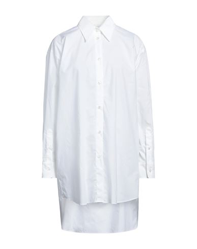 Mm6 Maison Margiela Woman Shirt White Size 6 Cotton