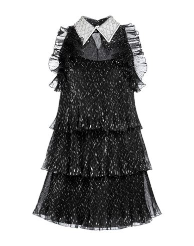 Alberta Ferretti Woman Mini Dress Black Size 6 Acetate, Elastane, Silk