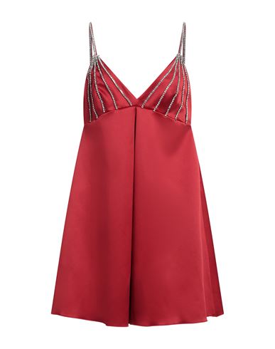 Aniye By Woman Mini Dress Red Size 6 Polyester, Elastane In Red