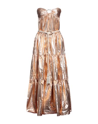 Shop Aniye By Woman Maxi Dress Rose Gold Size 8 Polyamide