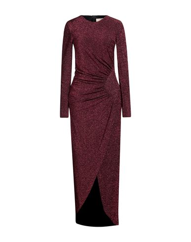 Aniye By Woman Maxi Dress Garnet Size 10 Viscose, Polyester, Polyamide, Elastane In Red
