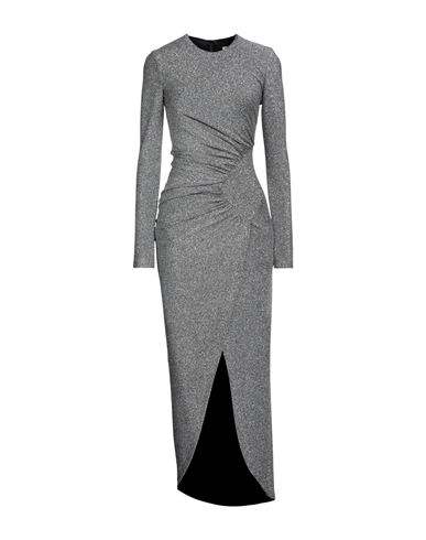 Aniye By Woman Maxi Dress Silver Size 4 Viscose, Polyester, Polyamide, Elastane