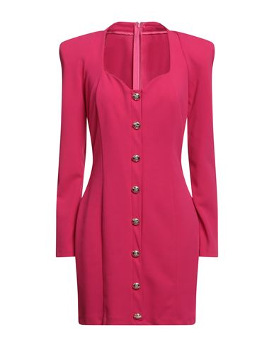 Aniye By Woman Mini Dress Fuchsia Size 8 Polyester, Elastane In Pink