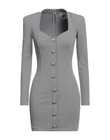 Aniye By Woman Mini Dress Grey Size 4 Polyester, Elastane