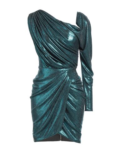 Rhea Costa Woman Short Dress Azure Size 6 Polyamide In Blue
