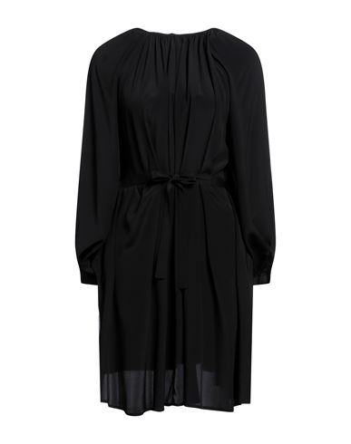 Suoli Woman Mini Dress Black Size 8 Acetate, Silk