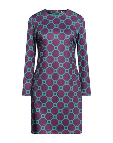 Camicettasnob Woman Mini Dress Mauve Size 8 Viscose, Polyester, Elastane In Purple