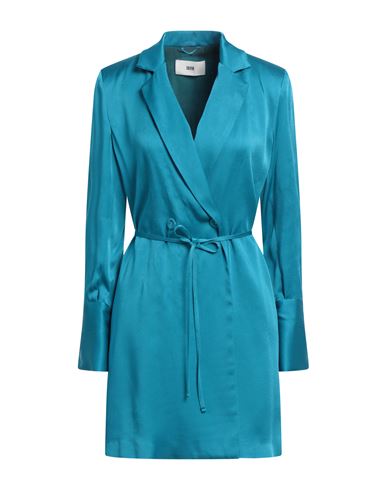 Solotre Woman Mini Dress Azure Size 6 Acetate, Viscose In Blue