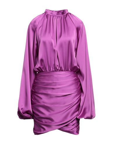 Shiki Woman Short Dress Purple Size 10 Polyester