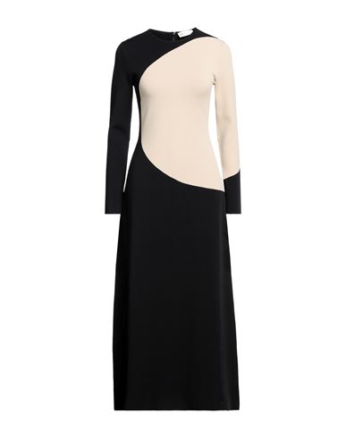 Tory Burch Woman Maxi Dress Black Size M Viscose, Polyester, Nylon, Elastane