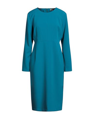 Camicettasnob Woman Midi Dress Deep Jade Size 10 Polyester, Rayon, Eco Polyester In Green
