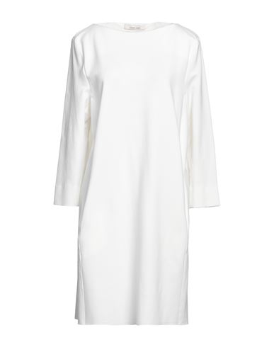 Liviana Conti Woman Midi Dress White Size 10 Viscose, Polyamide, Elastane