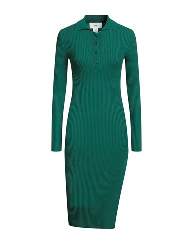 Solotre Woman Midi Dress Emerald Green Size 1 Viscose, Polyester