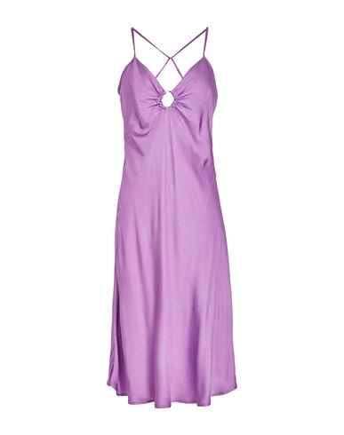 8 By Yoox Viscose Mini Slip Dress Woman Short Dress Mauve Size 12 Viscose In Purple