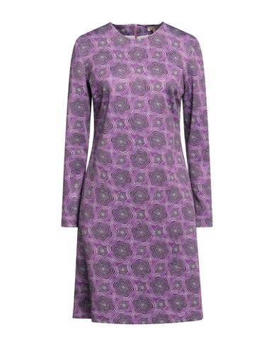 Camicettasnob Woman Mini Dress Mauve Size 10 Viscose, Polyester, Elastane In Purple