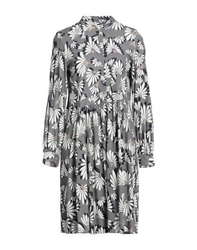 Camicettasnob Woman Midi Dress Grey Size 10 Viscose